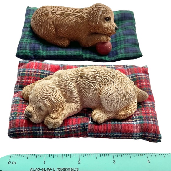 Vintage Sandicast Lil’ Snoozers Dog Figurine Golden Retriever - Picture 3 of 13